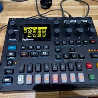 2017 - 2024 Elektron Digitone 8-Voice Digital Synthesizer Black used