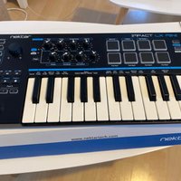 2021 - Present Nektar Impact LX Mini 25-Key MIDI Controller Black used