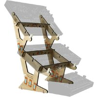 LOCI LOCI Doubl2 2.0 2-Tier Synthesiser Interlocking Stand (oa... new