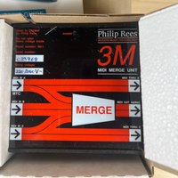 1990's Philip Rees 3M MIDI Merge Unit Black / Red used