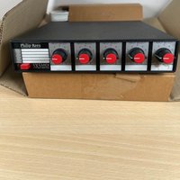 1990's Philip Rees 5X5 MIDI Switch Black Red Silver used