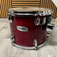 Mapex Mapex V Series Rack Tom Drum 13 x10 / Red Wood Stain ... used