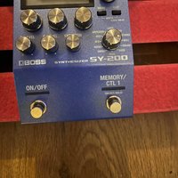 2021 - Present Boss SY-200 Synthesizer Blue used