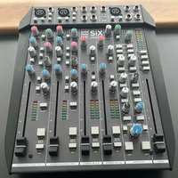 2019 - Present Solid State Logic SiX 4-Channel Analog Mixer Black used