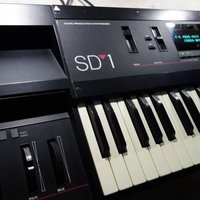 1991 Ensoniq SD-1 Music Production Synthesizer Black used