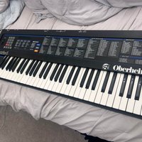 1985 Oberheim Matrix 6 61-Key 6-Voice Synthesizer Black used