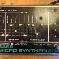1981 - 1984 Electro-Harmonix Bass Micro Synthesizer Black used