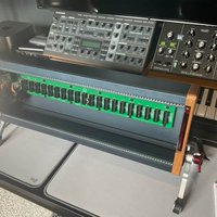 2018 - Present Arturia RackBrute 3U Eurorack Modular Case Blue... used