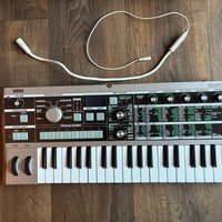 2002 - 2019 Korg MicroKORG 37-Key Synthesizer/Vocoder Silver used