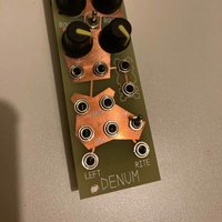 2019 Ieaskul F. Mobenthey DENUM eurorack module Green / Gold used