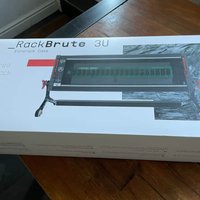 2023 - Present Arturia Rackbrute 3U Noir Eurorack Modular Case... used