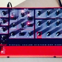 1995-2000s Nord Lead 1 Rack Red