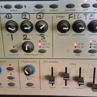 2002 Novation KS Rack 8-Voice Synthesizer Silver