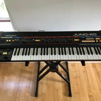 used 1982 - 1984 Roland Juno-60 61-Key Polyphonic Synthesizer Black