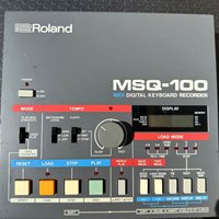 used 1984 - 1986 Roland MSQ-100 MIDI Digital Keyboard Recorder Black