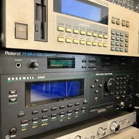 used 1980s Roland R-8M Total Percussion Sound Module Black