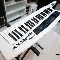 used 2009 - 2012 Roland AX-Synth 49-Key Shoulder Synthesizer White