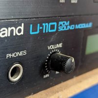 1988 - 1990 Roland U-110 PCM Sound Module Black