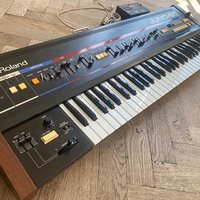 used 1982 - 1984 Roland Juno-60 61-Key Polyphonic Synthesizer Black