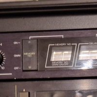 used 1980s Roland SDE-2500 MIDI Digital Delay Black