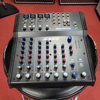 2010s Alesis MultiMix 8 USB FX 8-Channel Mixer with Effects Black