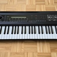 used 1987 - 1992 Roland D-50 61-Key Linear Synthesizer Black