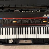 used 1982 - 1984 Roland Juno-60 61-Key Polyphonic Synthesizer Black