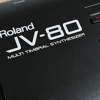 used 1992 - 1994 Roland JV-80 61-Key Multi-Timbral Synthesizer Black