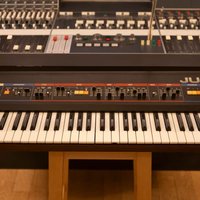 used 1982 - 1984 Roland Juno-6 61-Key Polyphonic Synthesizer Black