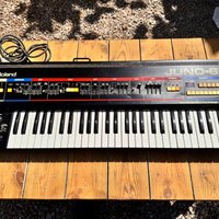used 1982 - 1984 Roland Juno-60 61-Key Polyphonic Synthesizer Black