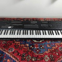 used 1993 - 1995 Roland JV-1000 76-Key Music Workstation Black