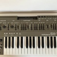 used 1982 - 1986 Roland SH-101 32-Key Monophonic Synthesizer Gray