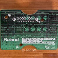 used 1990s Roland SR-JV80-04 Vintage Synth Expansion Board Green