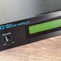 used 1988 - 1990 Roland U-110 PCM Sound Module Black