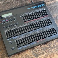 used 1987 - 1990 Roland PG-1000 Linear Synthesizer Programmer Black