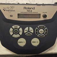 used 2001 - 2003 Roland TD-6 Drum Sound Module Black