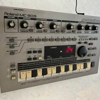used 1990 - 1998 Roland MC-303 Groovebox Silver