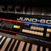 used 1982 - 1984 Roland Juno-60 61-Key Polyphonic Synthesizer Black