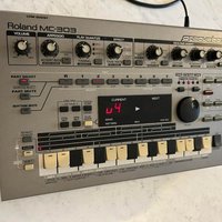 used 1990 - 1998 Roland MC-303 Groovebox Silver