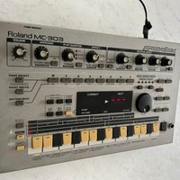 used 1990 - 1998 Roland MC-303 Groovebox Silver