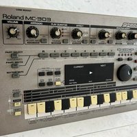 used 1990 - 1998 Roland MC-303 Groovebox Silver