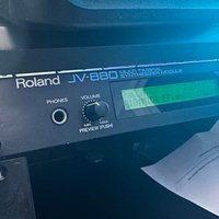 used 1992 Roland JV-880 Multi Timbral Synthesizer Module Black