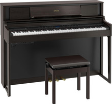 Roland LX705-DR Upright Digital Piano in Dark Rosewood - Image 3