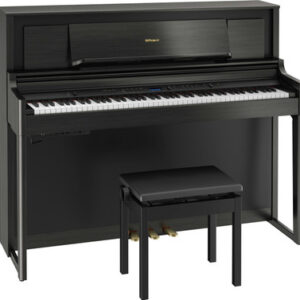 Roland LX706-CH Upright Digital Piano in Charcoal Black - Image 4