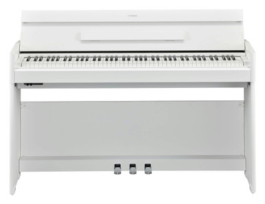 Yamaha YDPS55 Digital SMALL HOME Piano in White - Image 4