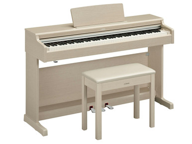 Yamaha YDP165 Digital SMALL HOME Piano in White Ash - Image 4