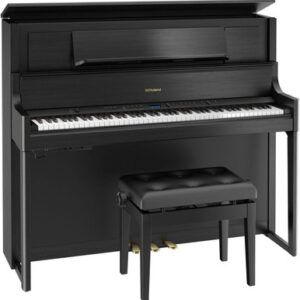 Roland LX708-CH Upright Digital Piano in Charcoal Black - Image 4