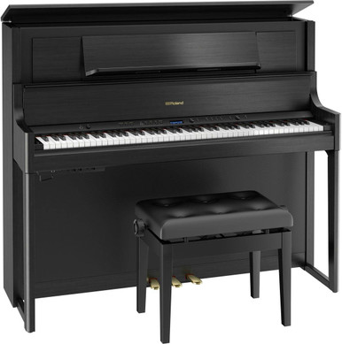 Roland LX708-CH Upright Digital Piano in Charcoal Black