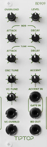 TipTop Audio - BD909 TR909 Bass Drum Generator - Image 4