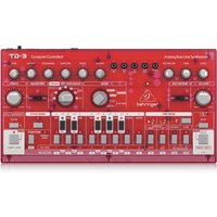 Behringer TD-3 Analog Bass Line Synthesizer Transparent Red - Image 2